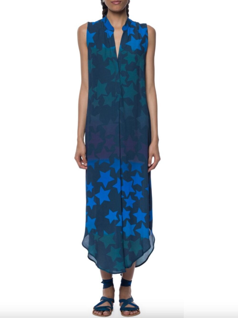 MARA HOFFMAN Star Blast Shirt Dress Size Small